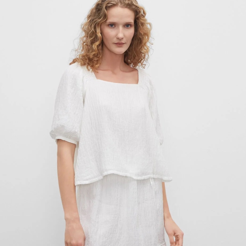 White Club Monaco Cloud Top XS New w tags